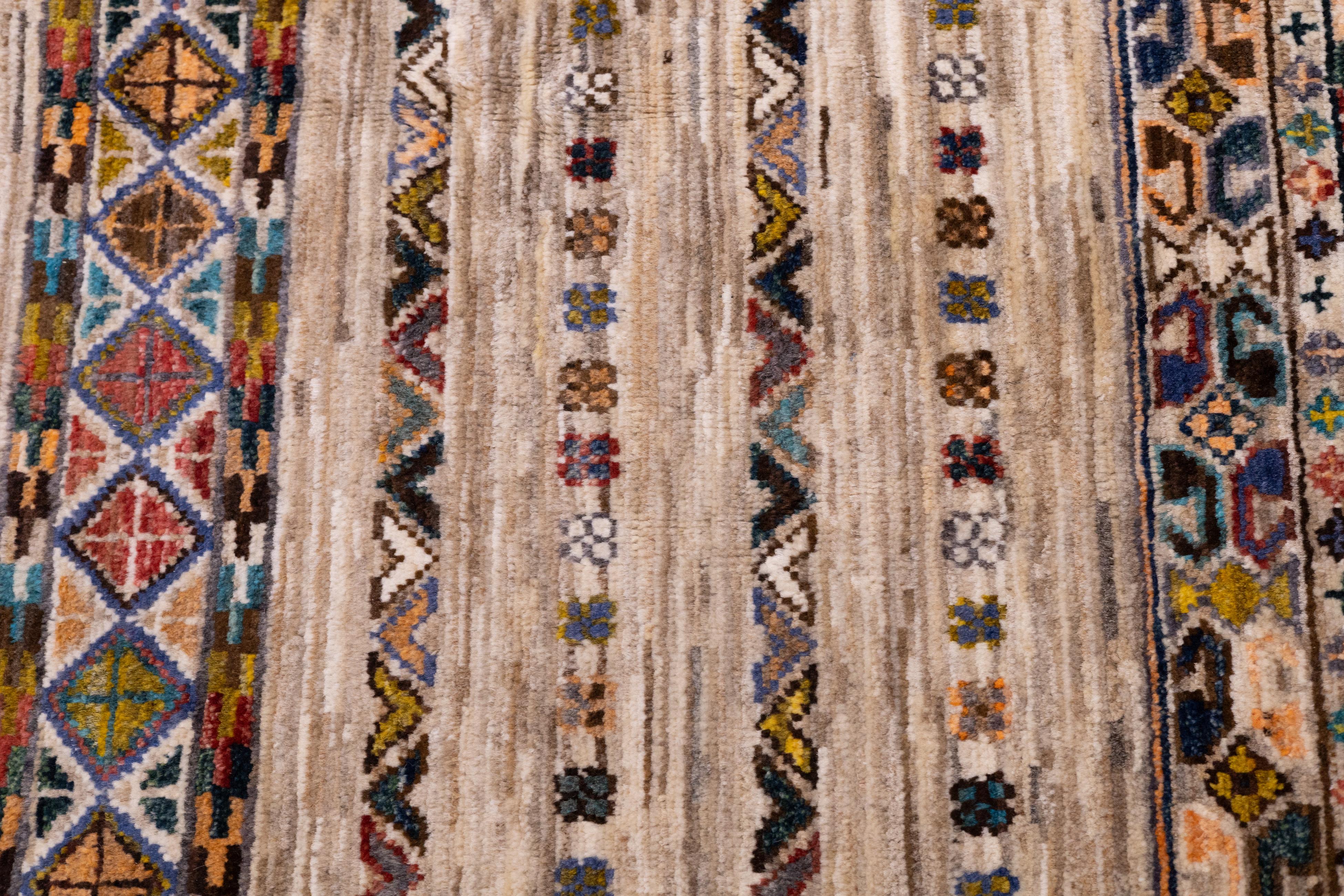 Gabbeh Teppich 6'8'' x 9'9'' (Wolle) im Angebot