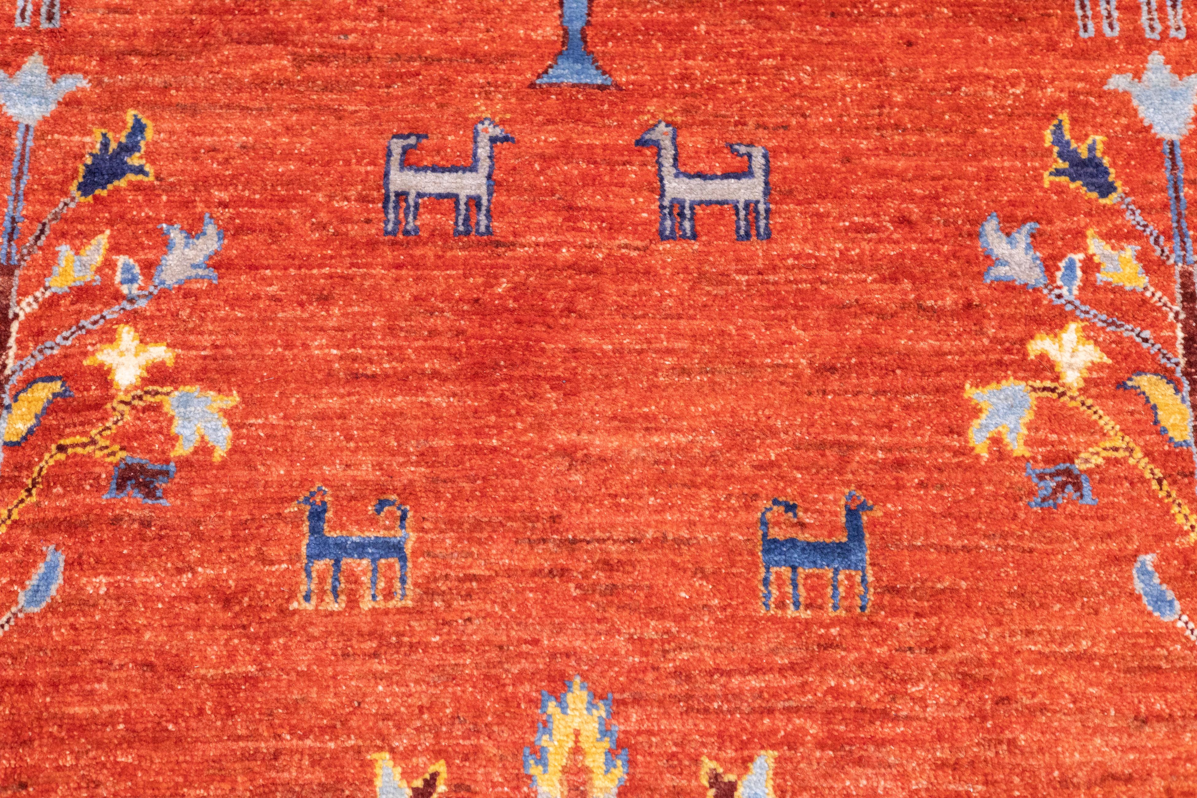 Gabbeh Teppich 6'8'' x 9'9'' im Angebot 2