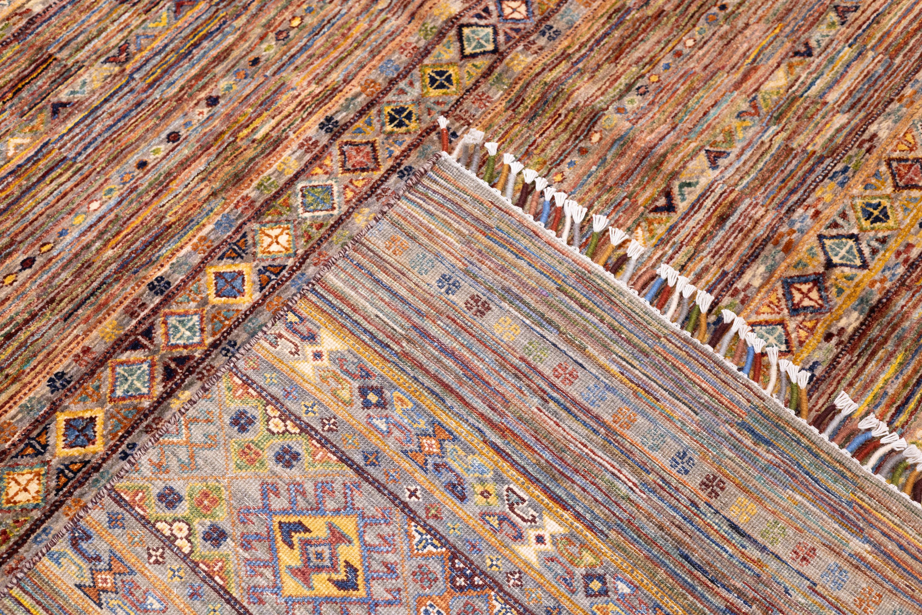 Gabbeh Teppich 6'9'' x 9'9'' im Angebot 4