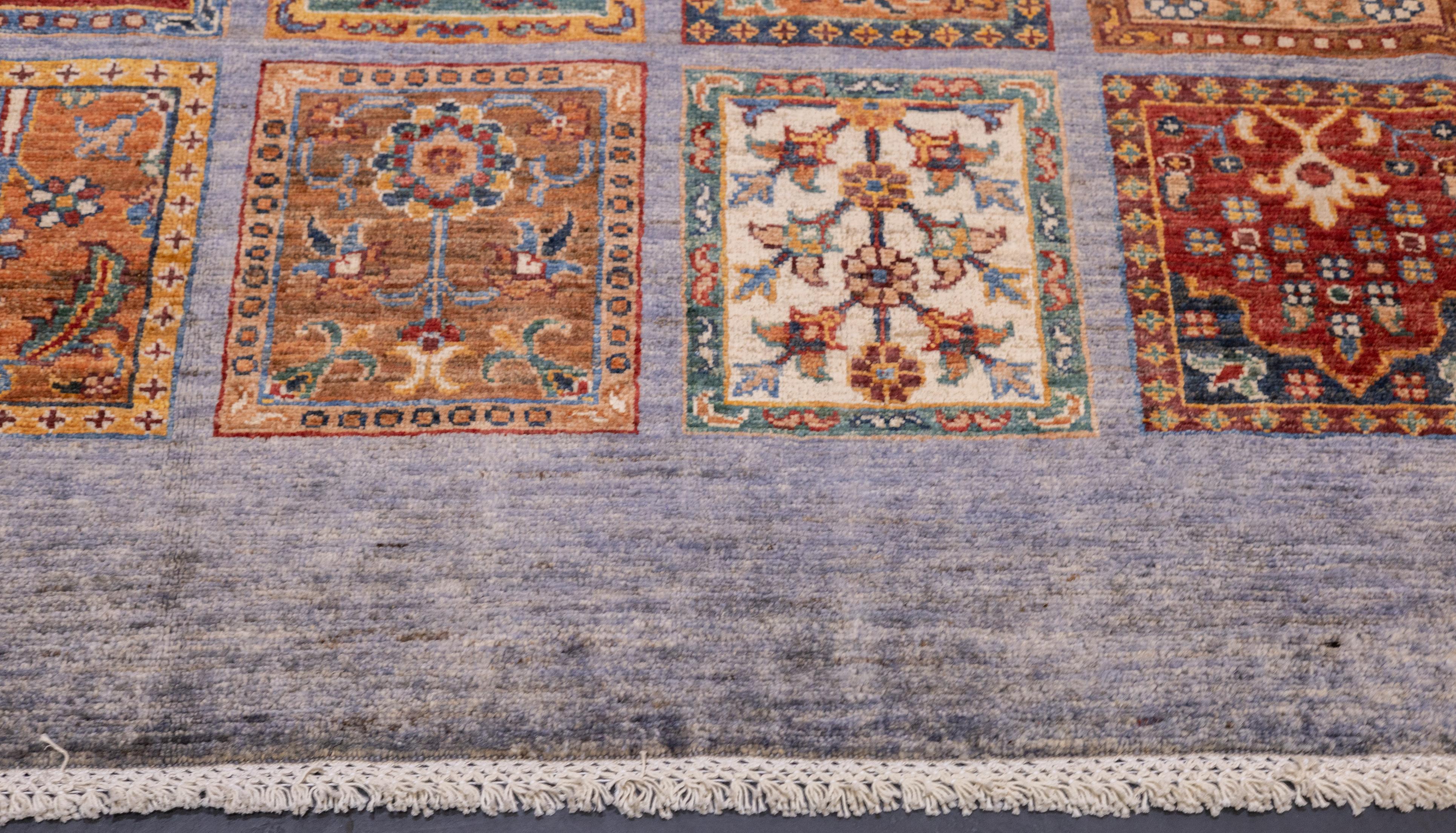Gabbeh Teppich 6'9'' x 9'9'' im Zustand „Neu“ im Angebot in New York, NY