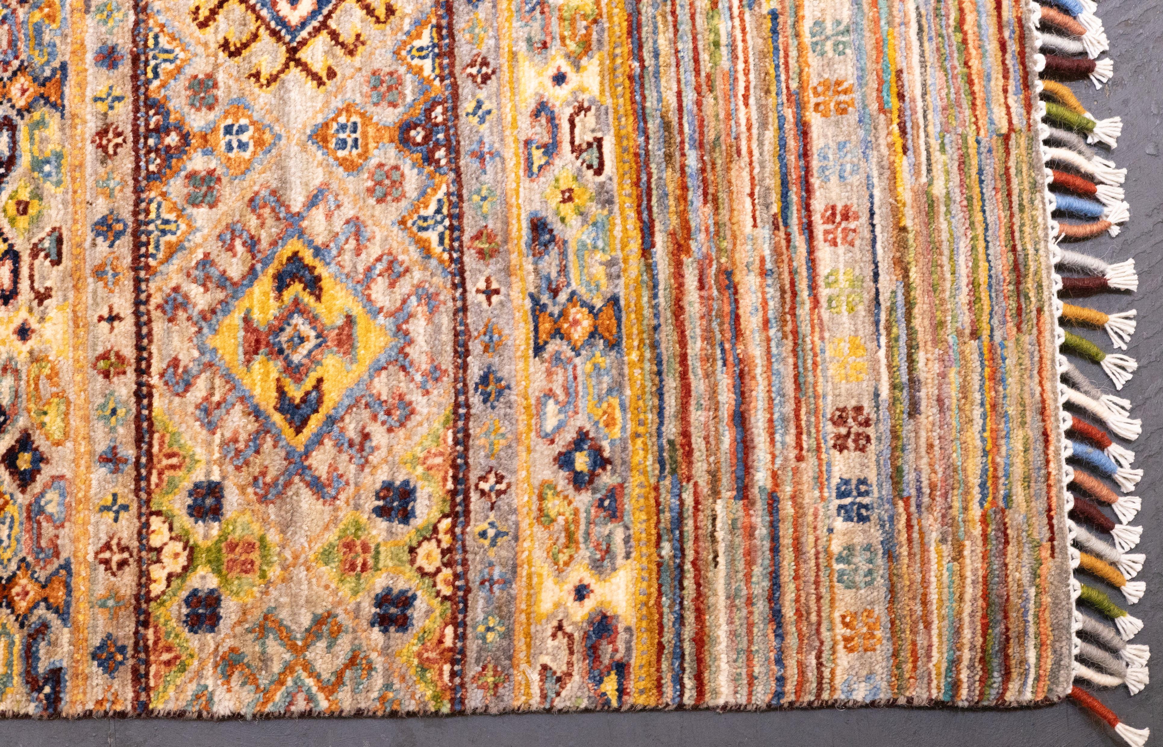 Gabbeh Teppich 6'9'' x 9'9'' (21. Jahrhundert und zeitgenössisch) im Angebot