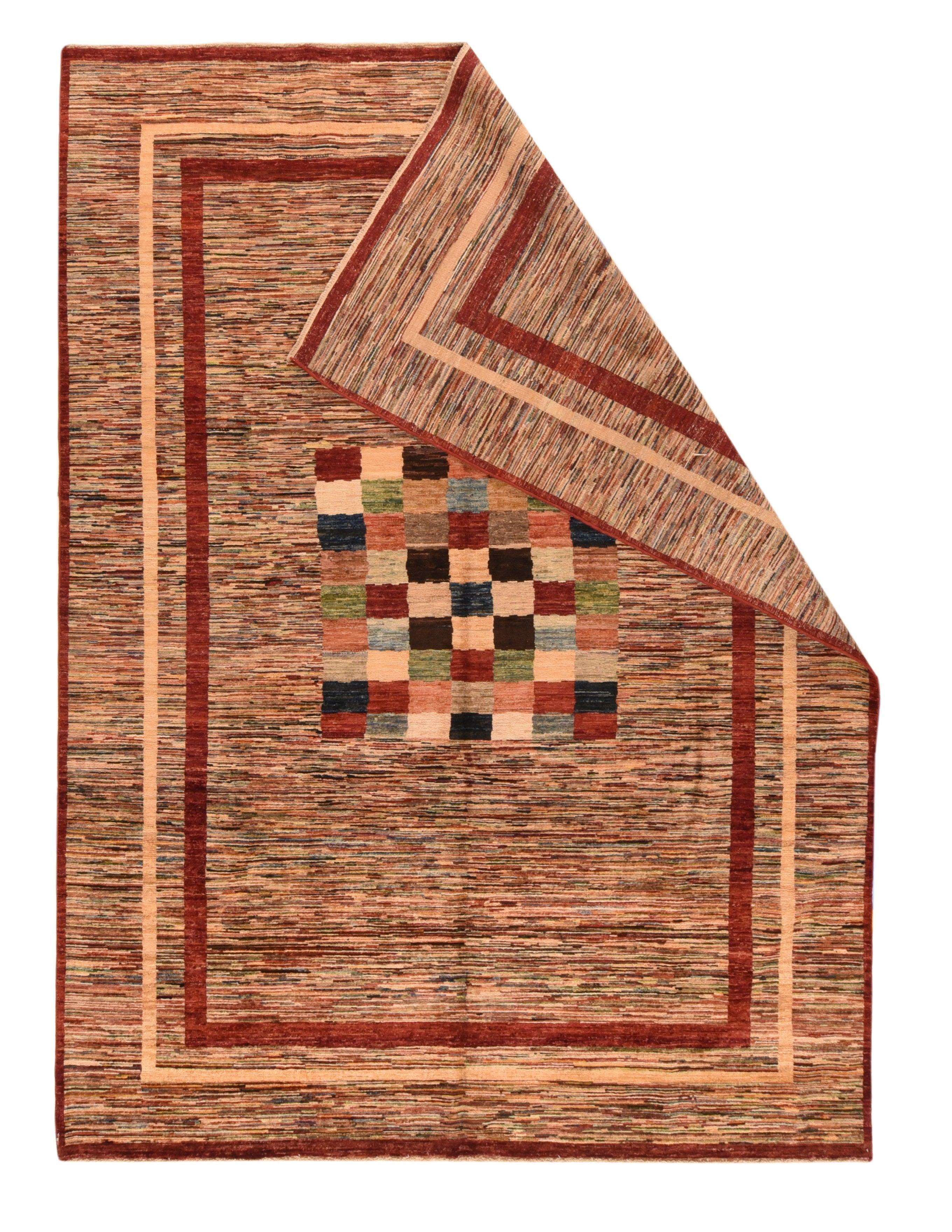 Gabbeh-Teppich 7'7'' x 10'8''. Ein 
