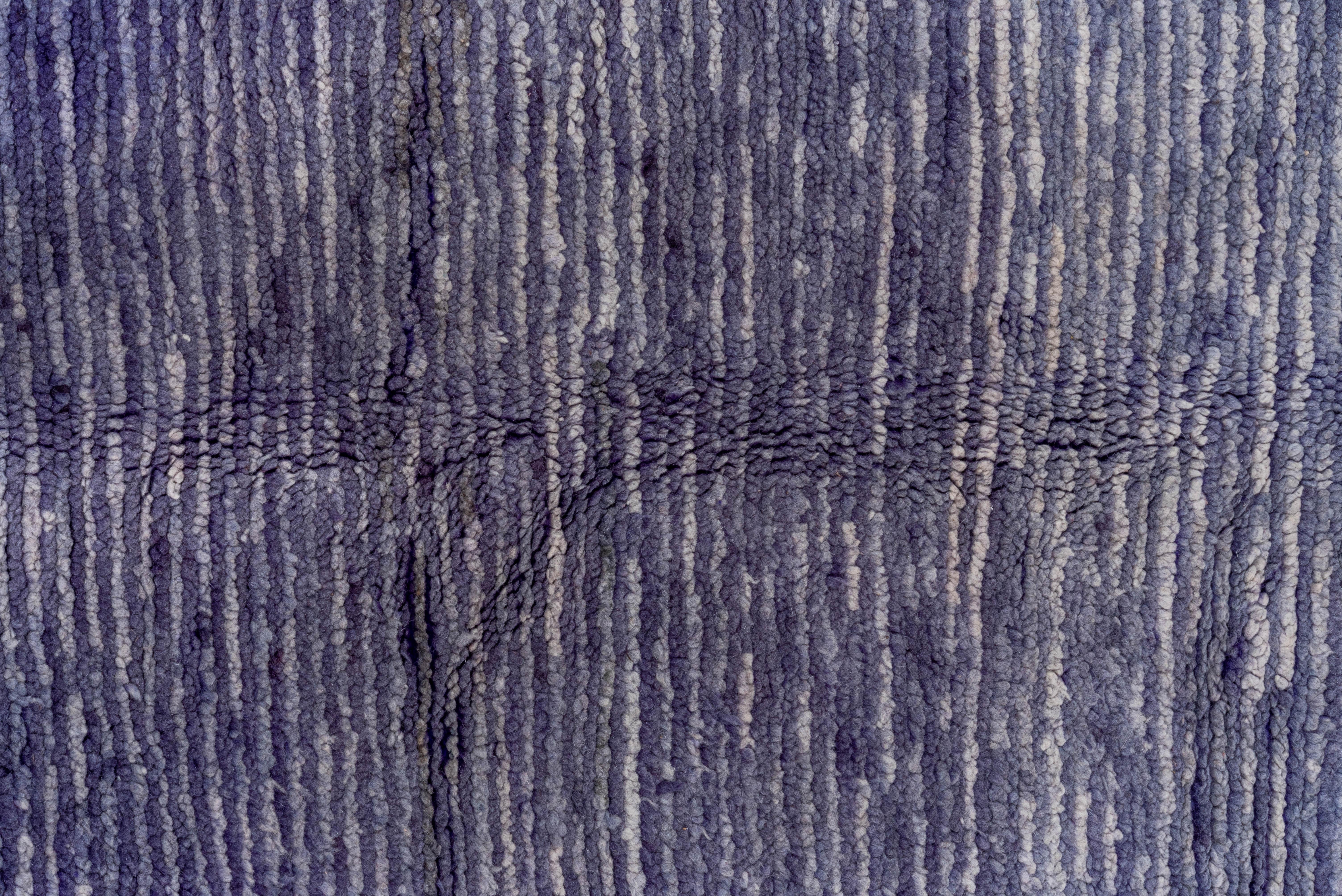 Gabbeh Rug Deep Indigo Striated Design For Sale 1