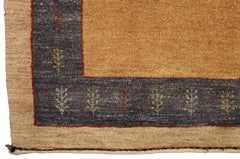 Gabbeh Rug Gold Border