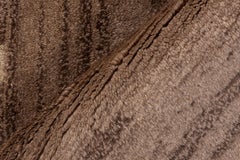 Gabbeh Rug in Multi Striped llama Brown