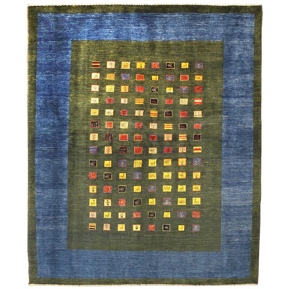 Tapis Gabbeh design minimaliste (5'' 2 x 6'' 2)