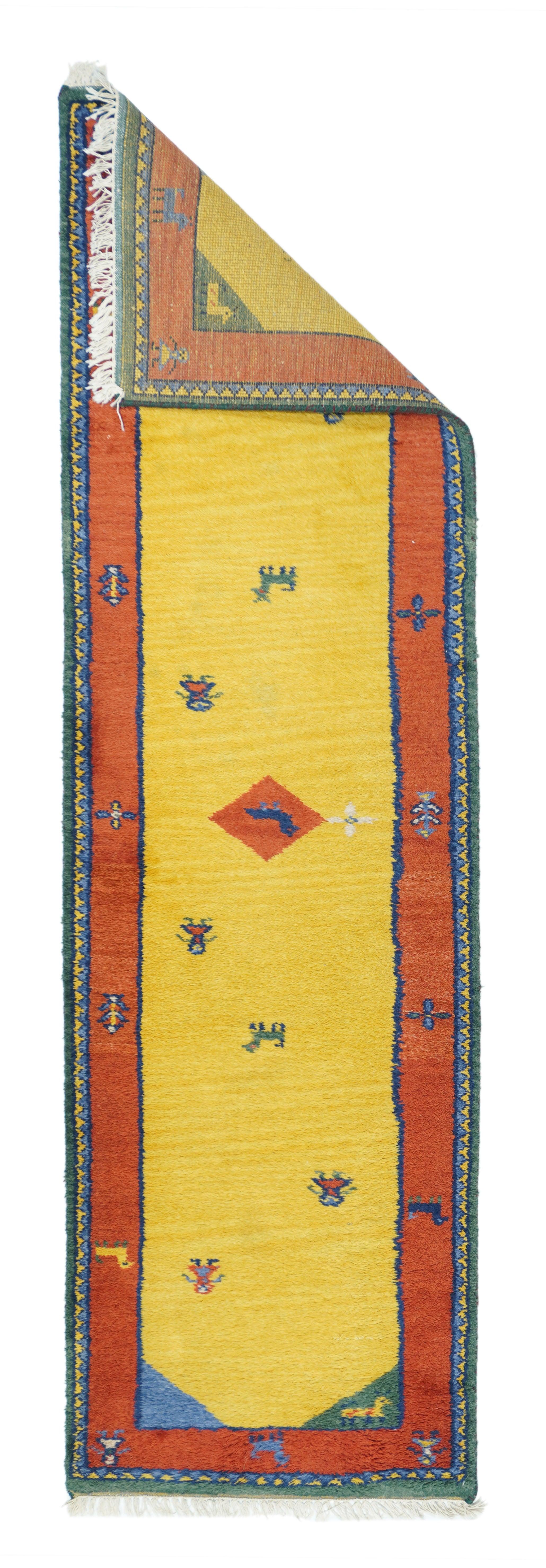Gabbeh Runner 2'5'' x 9'0''.