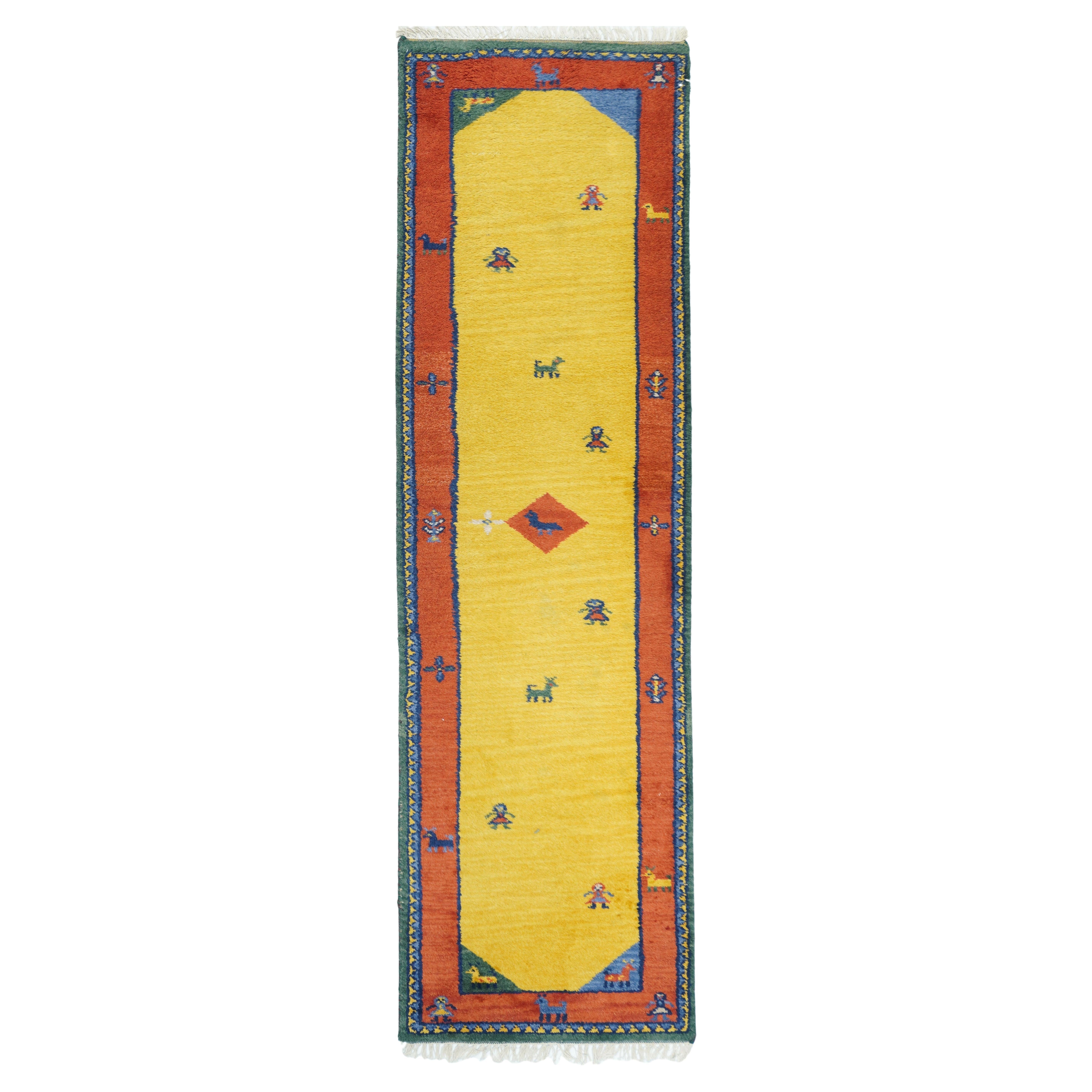 Tapis de course Gabbeh 2'5'' x 9'0"