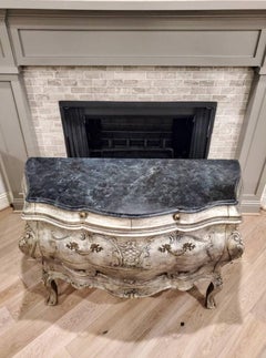 Italian Louis XV Style Bombe Chest of Drawers by Gabberts