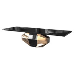 "Gabbia" Dining Table with Bronze, Hand Crafted, Istanbul