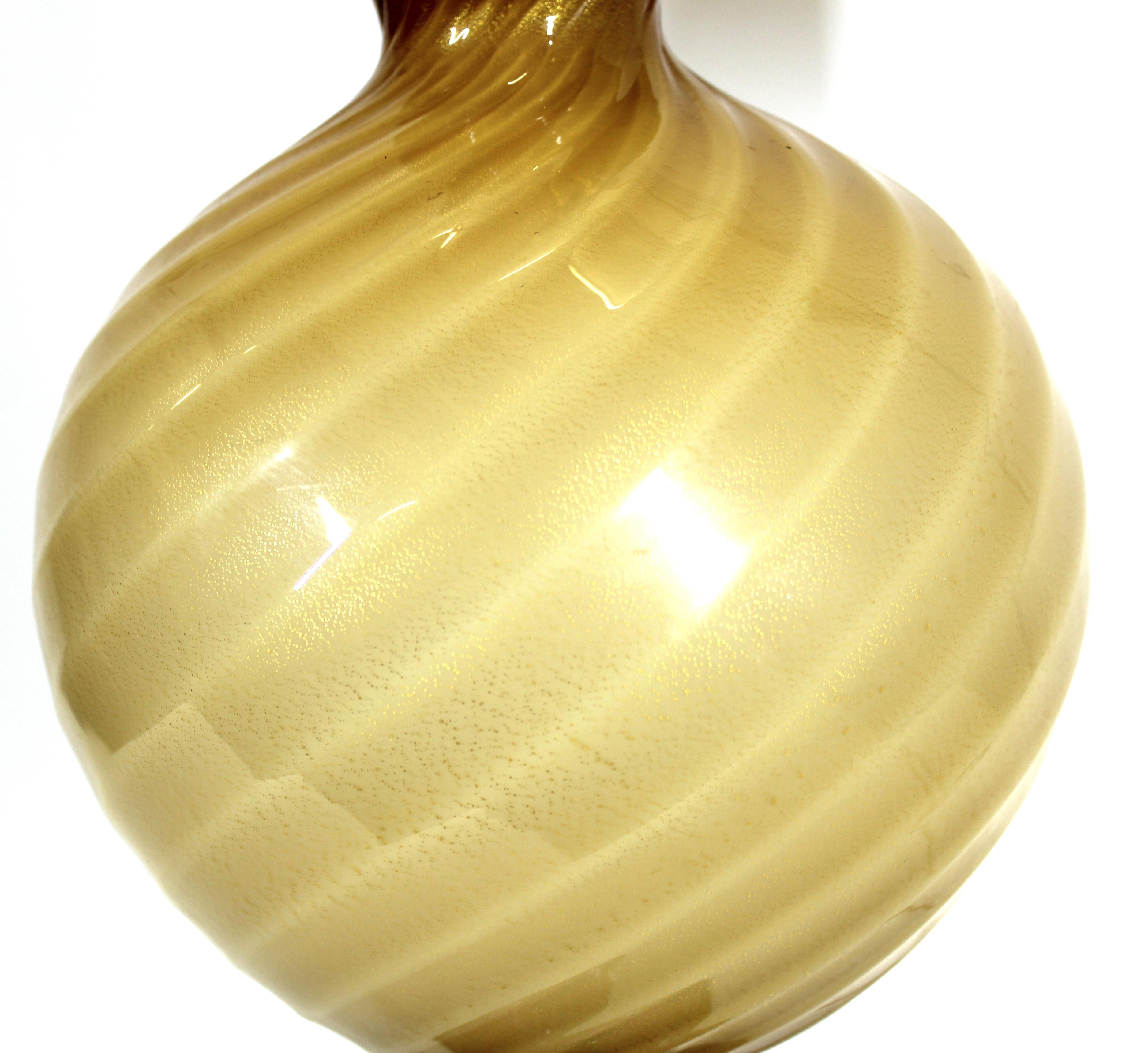 20th Century Gabbiani Postmodern Murano Glass Table Lamp
