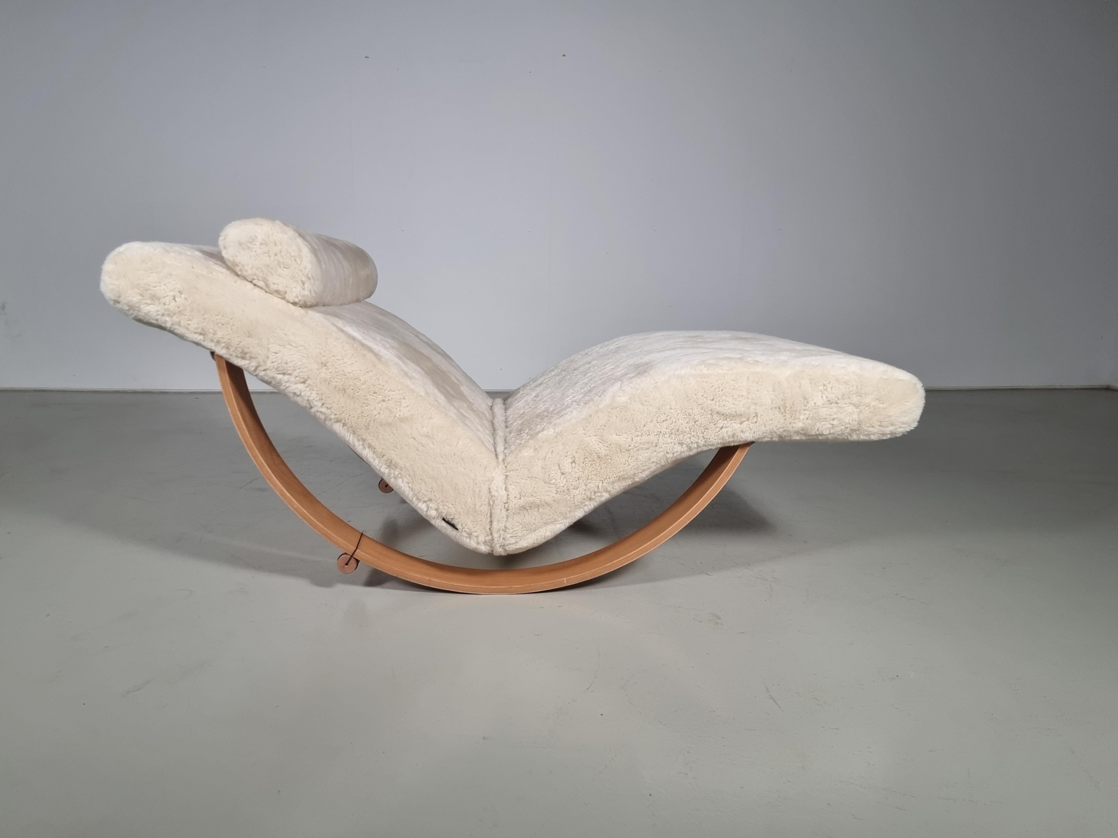 Gabbiano Rocking Chaise Lounge by Giovanetti For Sale 5