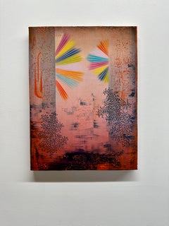 Petardo, Rosa Pálido, Rojo Claro, Amarillo, Naranja, Azul Patrones Abstractos