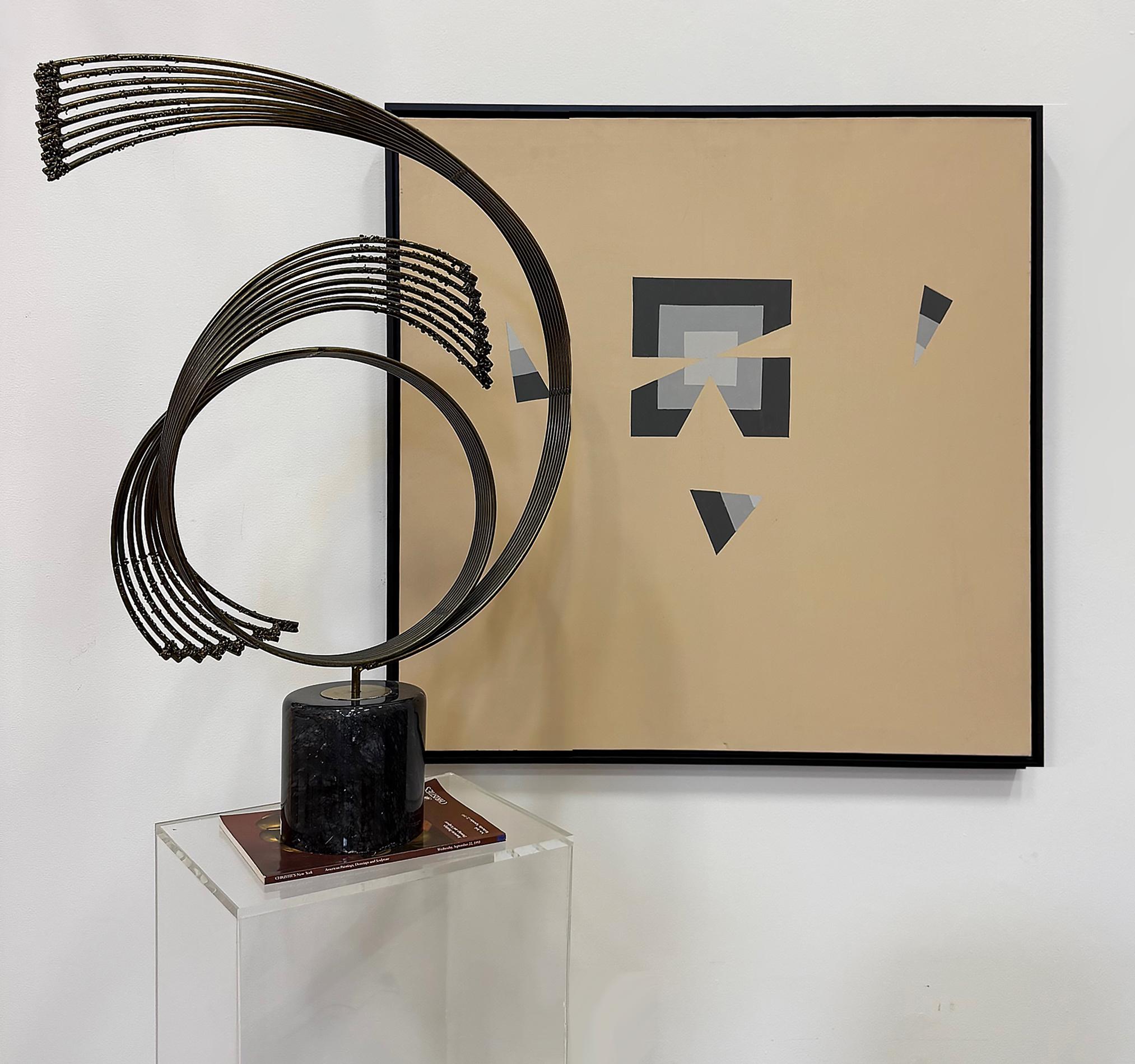Gabe Silverman 1980er Hard Edge Minimalist Gemälde auf Leinwand neu gerahmt

Zum Verkauf angeboten wird ein großes, seltenes, minimalistisches Originalgemälde aus Hard Edge Acryl auf Leinwand, das kürzlich in einer Zeitkapsel aus den 1980er Jahren