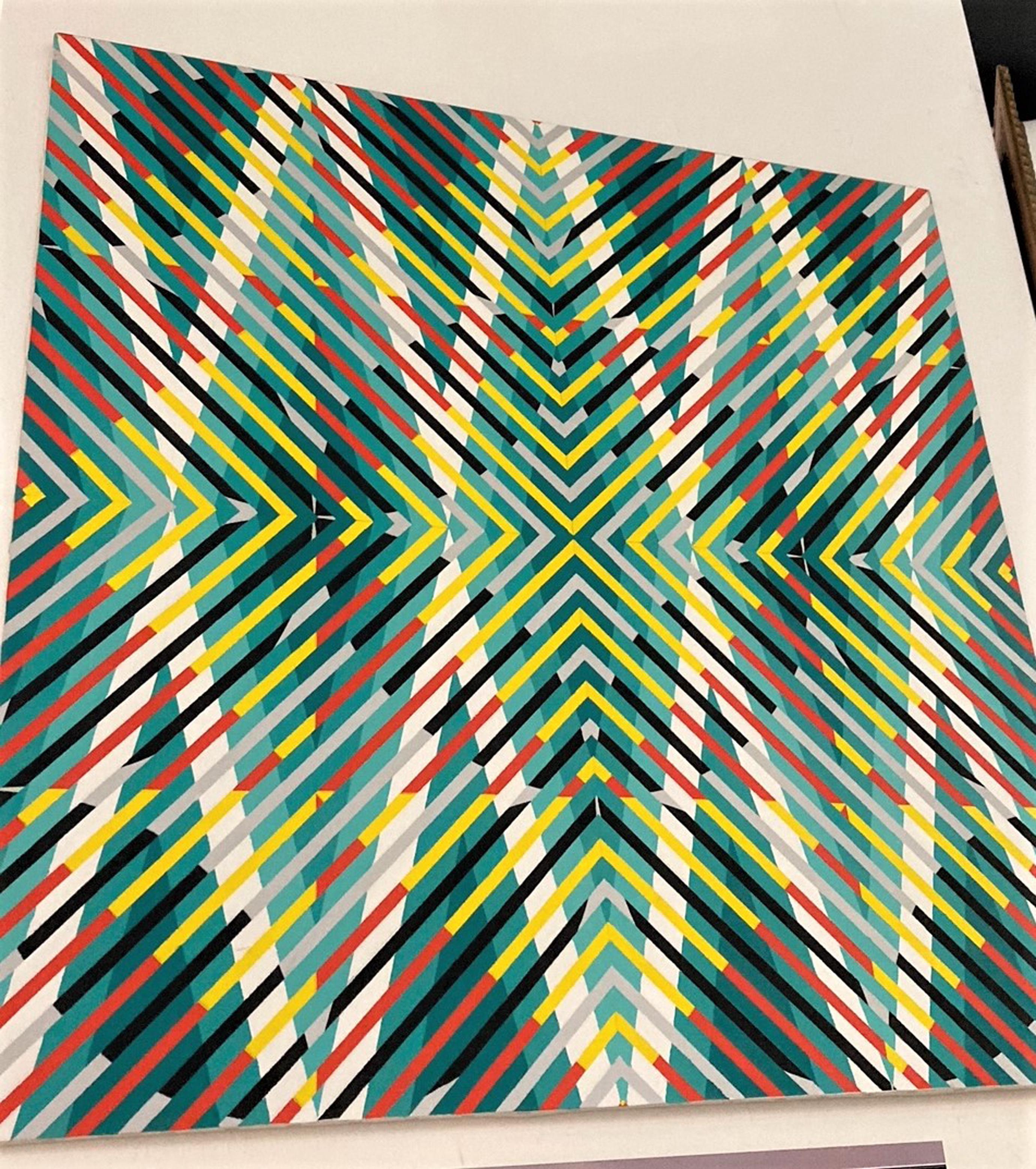 Green Violet - Painting by Gabe Silverman