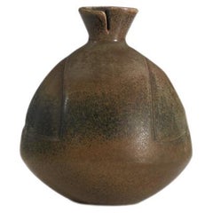 Gabi Citron Tengbom, Vase, Glazed Stoneware, Gustavsberg, Sweden, 1950s