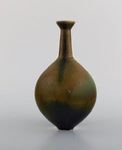 Gabi Citron-Tengborg for Gustavsberg, Buckla Vase in Glazed Stoneware