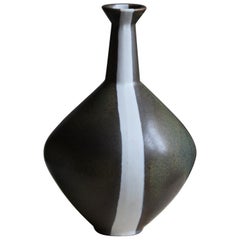 Gabi Citron Tengborg, Vase, Glazed and Painted Stoneware, Gustavsberg, 1960s