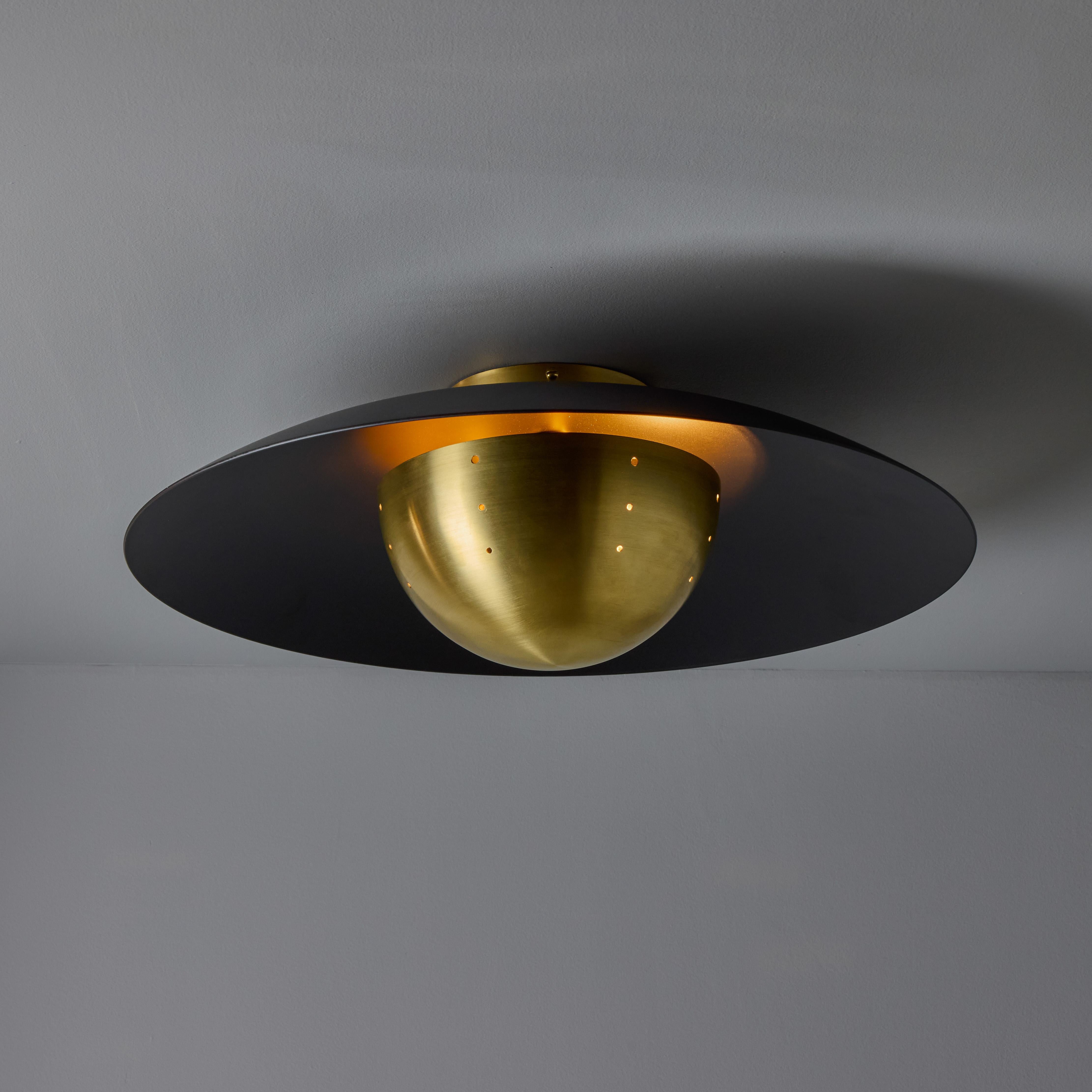XXIe siècle et contemporain Gabis' Dôme en laiton perforé et métal peint en noir par Alvaro Benitez en vente