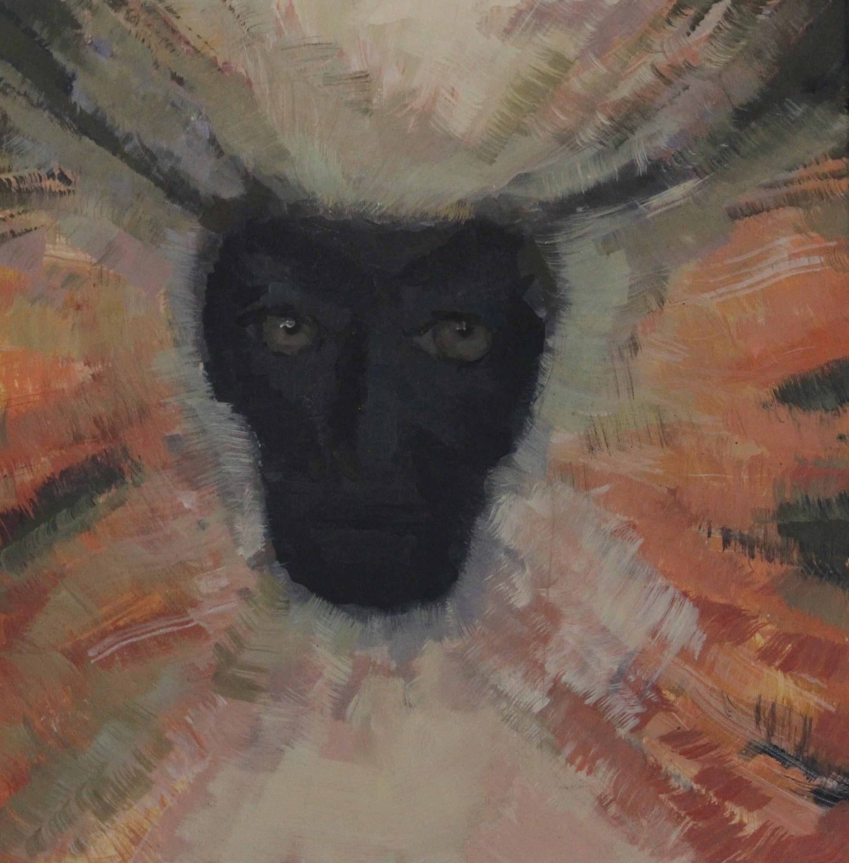 Tríptico - Pintura al óleo contemporánea sobre lienzo - Inspirada en las culturas indígenas - Painting Contemporáneo de Gabija Pritkovaite