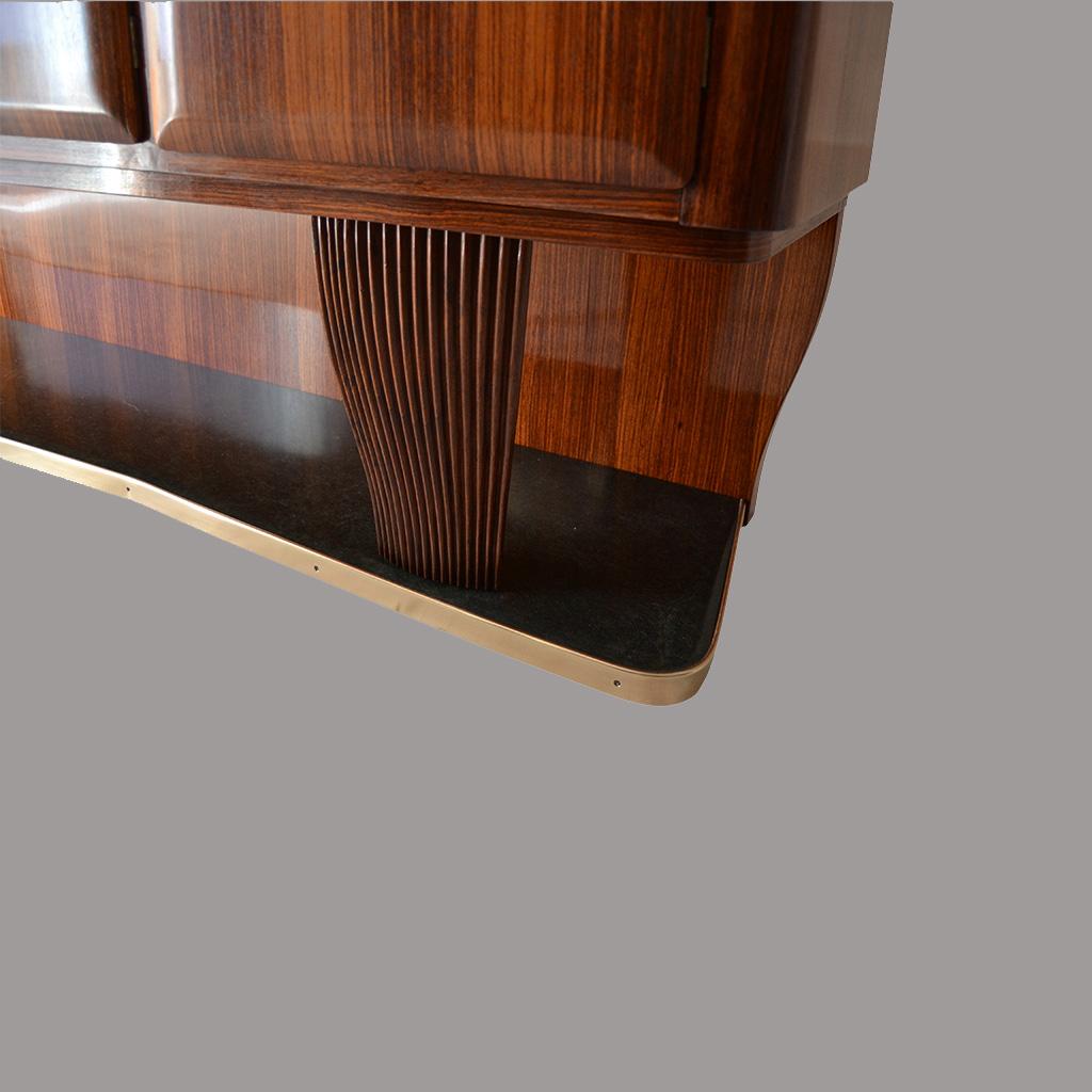Art Deco Bar Cabinet  buffet Design By Vittorio Dassi For Sale
