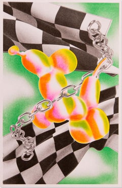 Gabino Azuela, Salchichas Voladoras, Salse volanti, stampa risografica a 4 colori