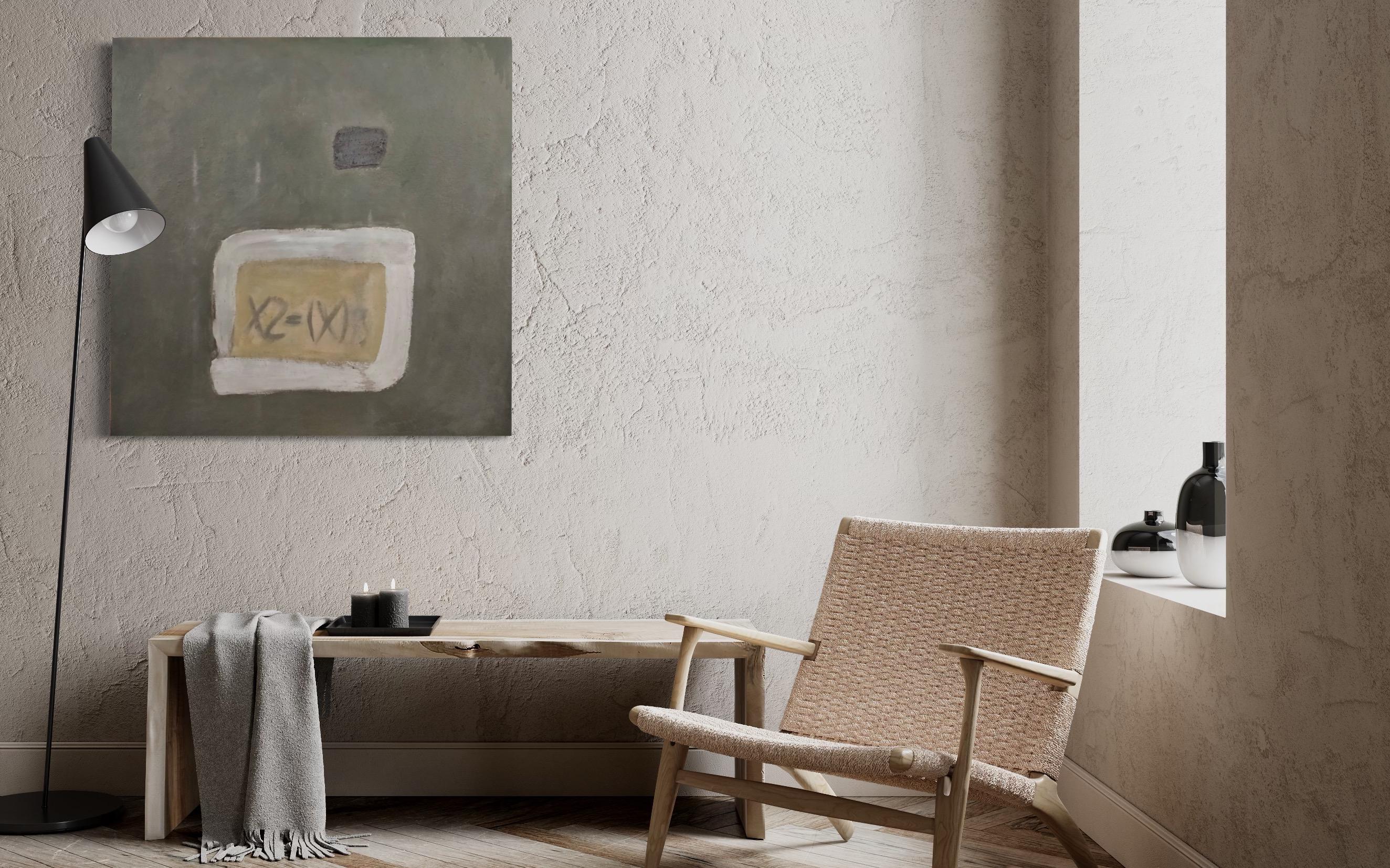 Senza titolo - Abstract Painting Marrone di Gabino Rey Santiago