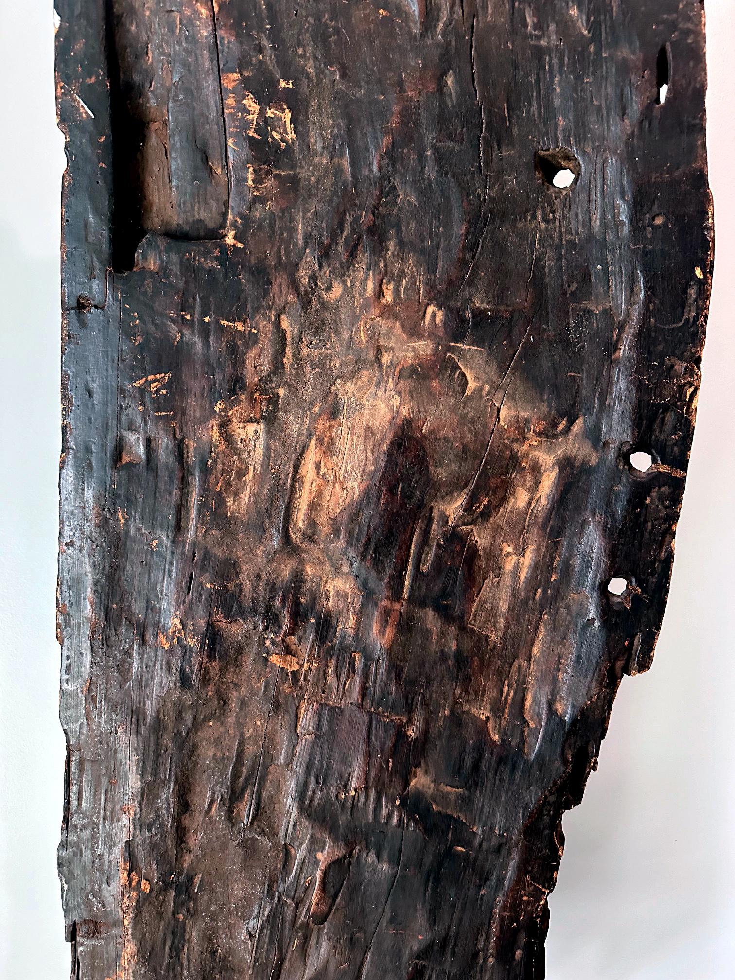 Gabon Punu Granary Door Panel on Custom Stand with Provenance For Sale 8