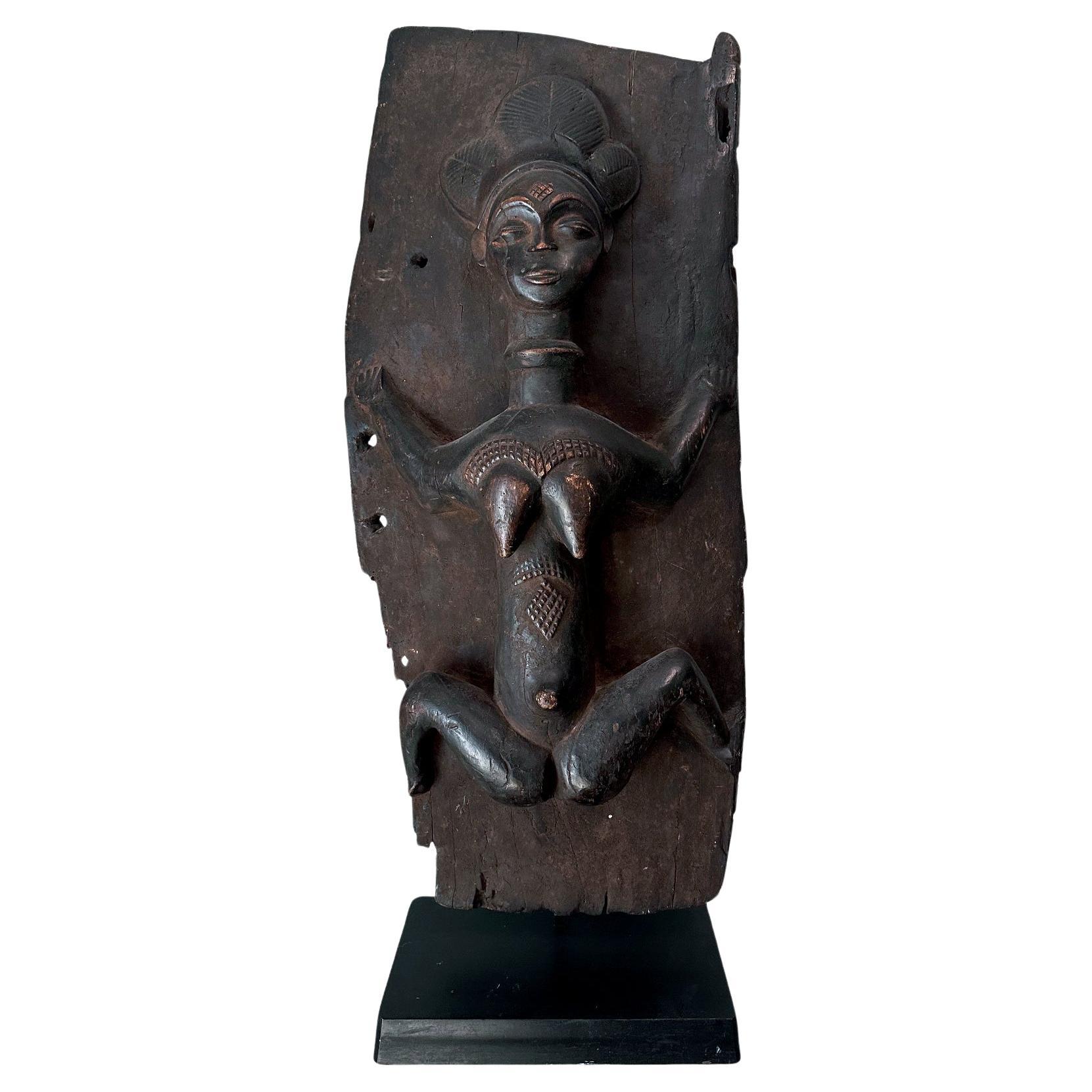 Gabon Punu Granary Door Panel on Custom Stand with Provenance