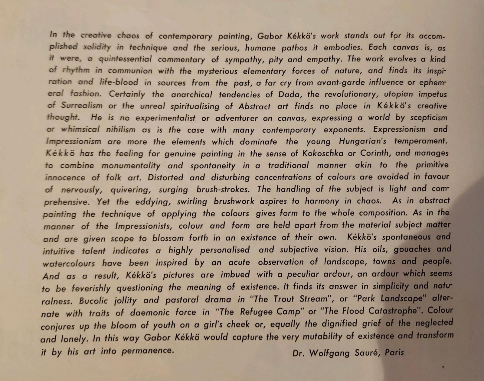 Paesaggio tedesco post-impressionista di Gabor K. Kekko con Libro 1