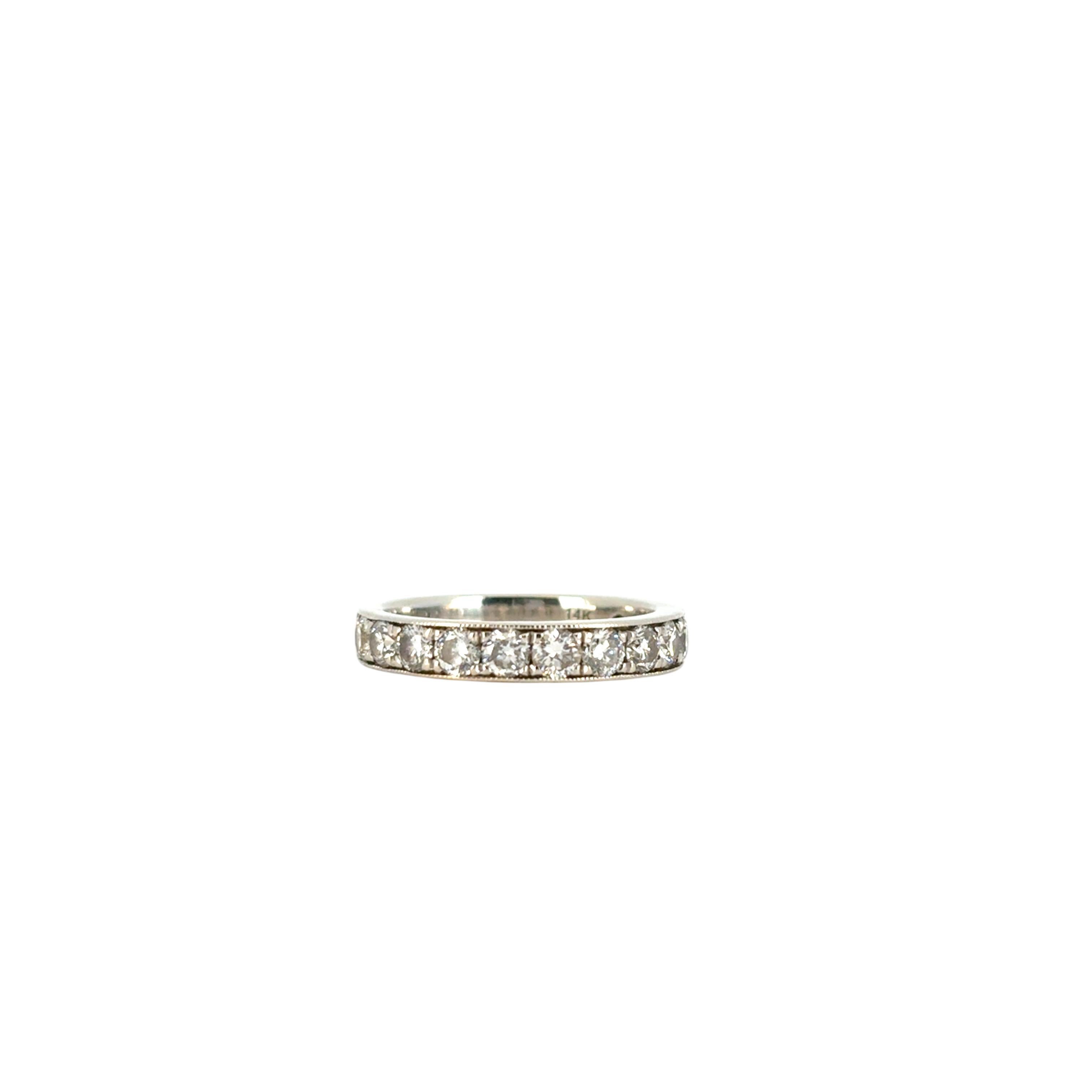 Gabriel 14K White Gold Micro Pave Set 1.50ctw Natural Diamond Wedding Band with Milgrain

This stunning Gabriel Diamond Wedding Band is in excellent condition and is ready to ship!

Brand: Gabriel & Co.
Type: Wedding Band
Material: 14k White