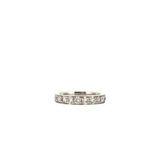 Gabriel 14K White Gold Micro Pave Set 1.50ctw Natural Diamond Wedding Band