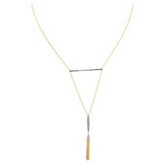 Gabriel & Co. Collana di nappe in oro giallo 14k