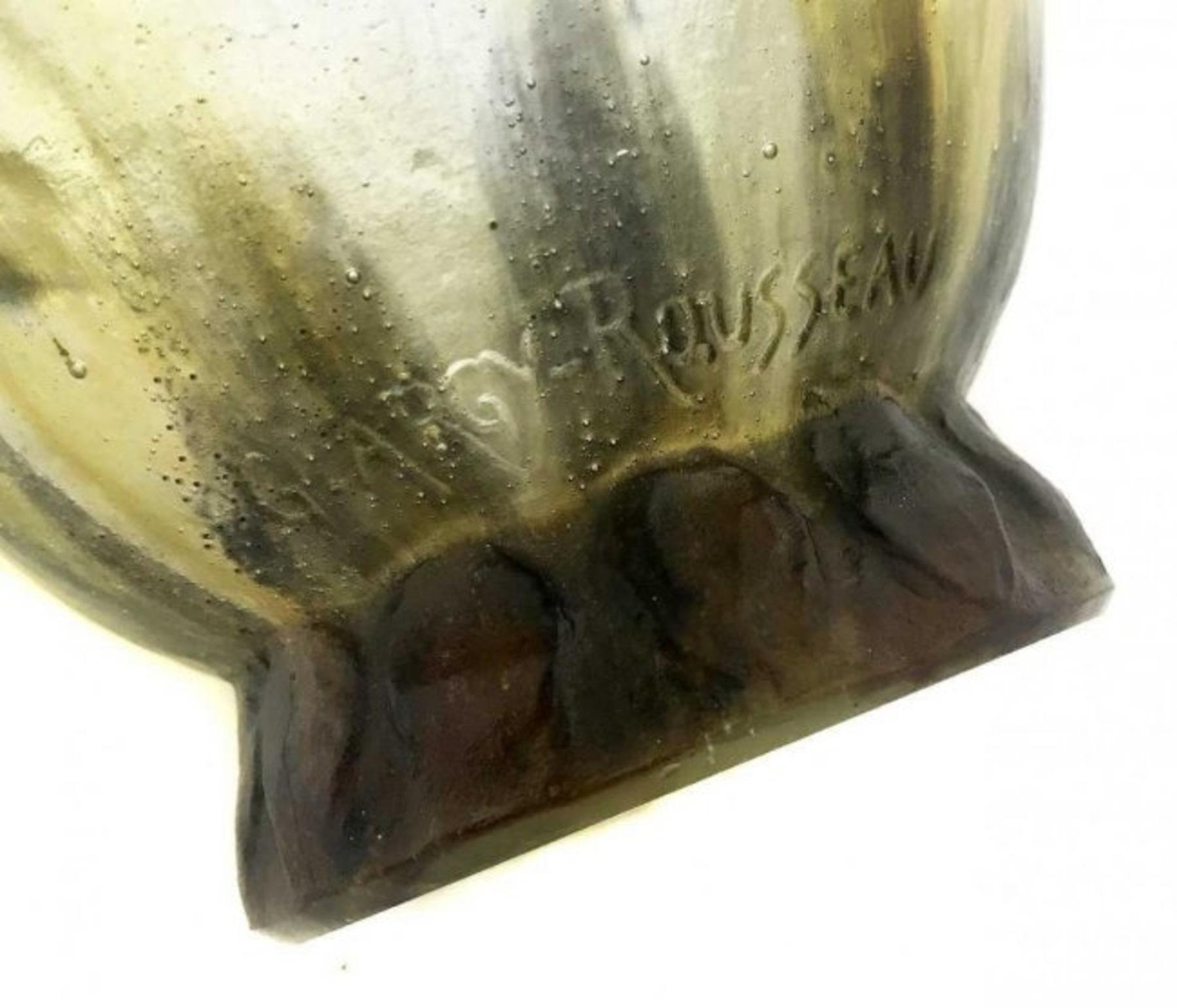 Gabriel Argy-Rousseau a Fine Pâte-de-verre 'Crystal' Vase, France 4