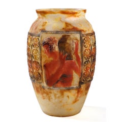 Gabriel Argy-Rousseau "Libations" Pâte de Verre Glass Vase