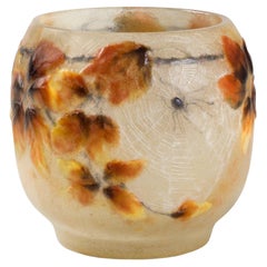 Gabriel Argy-Rousseau Pâte de Verre "Araignees et Ronces" Vase