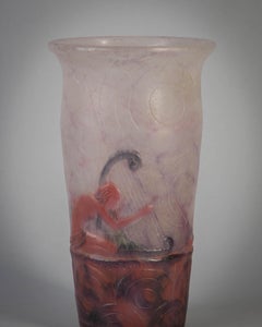 Vase "Musiciens Grecs" en Pate-De-Verre de Gabriel Argy-Rousseau, circa 1920