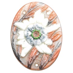 Gabriel Argy Rousseau Pendentif en pâte de verre en forme de chardon de mer C1921