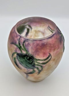 Gabriel Argy-Rousseau pâte de verre Vase Crabes et Algues, Paris, ca. 1920