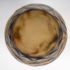 Gabriel Argy Rousseau - “thistle Leaves” Model Vase, 1927 Art Deco pate de verre