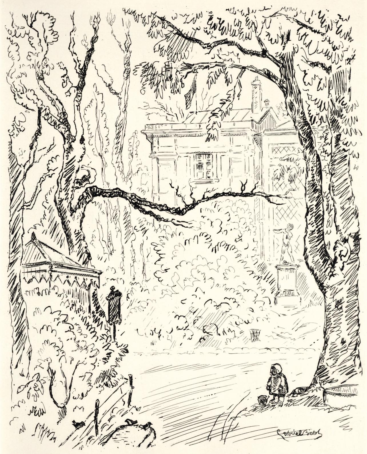 Etching on vélin Canson et Montgolfier paper. Unsigned and unnumbered, as issued. Good condition. Published by L'Imprimerie Daragnès, Paris; printed by Jean Gabriel Daragnès, Paris, July 14, 1937. Notes: From the folio, A La gloire à Paris, 1937.