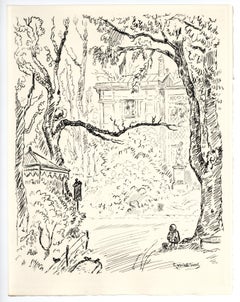 "Les Musées" Original-Radierung