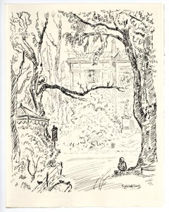 "Les Musées" original etching