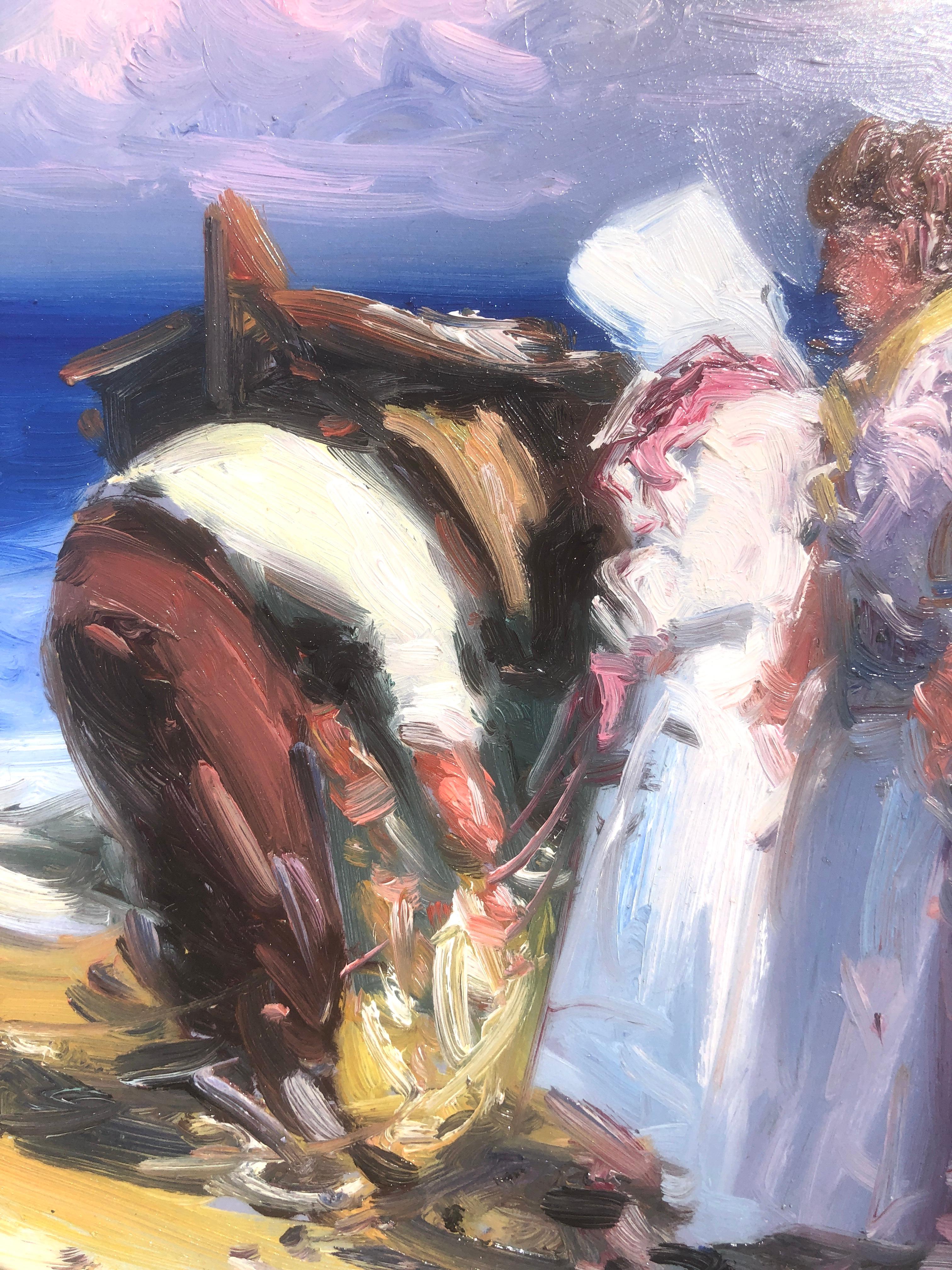 Gabriel Casarrubios Martín (1953) - Pescatori - Olio su tavola
Dimensioni dell'olio 27x22 cm.
Senza cornice.

Gabriel Casarrubios Martín (1953)

L'artista di Toledo si è formato in Belle Arti a Madrid, presso la Facoltà di San Fernando e l'UCM.