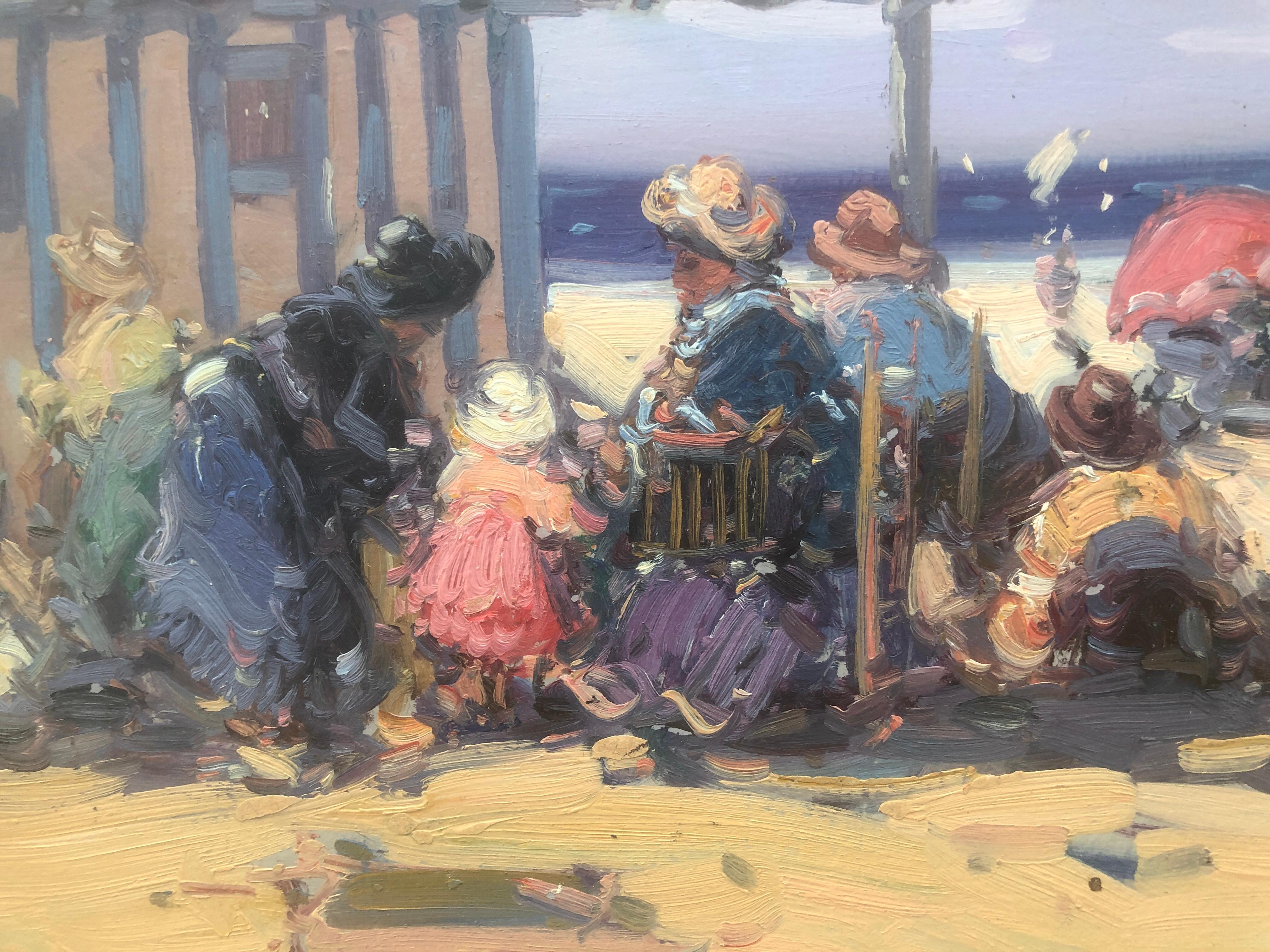 Gabriel Casarrubios Martín (1953) - Beach´s day - Oil on panel
Oil size 19x33 cm.
Frameless.

Gabriel Casarrubios Martín (1953)

The Toledo artist trained in Fine Arts in Madrid, at the San Fernando Faculty and at the UCM. In the work of Gabriel