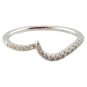 Gabriel & Co. 14 Karat White Gold and Diamond Ring Size 6.5 #14685