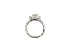 Gabriel & Co 14K White Gold Diamond Halo Engagement Ring