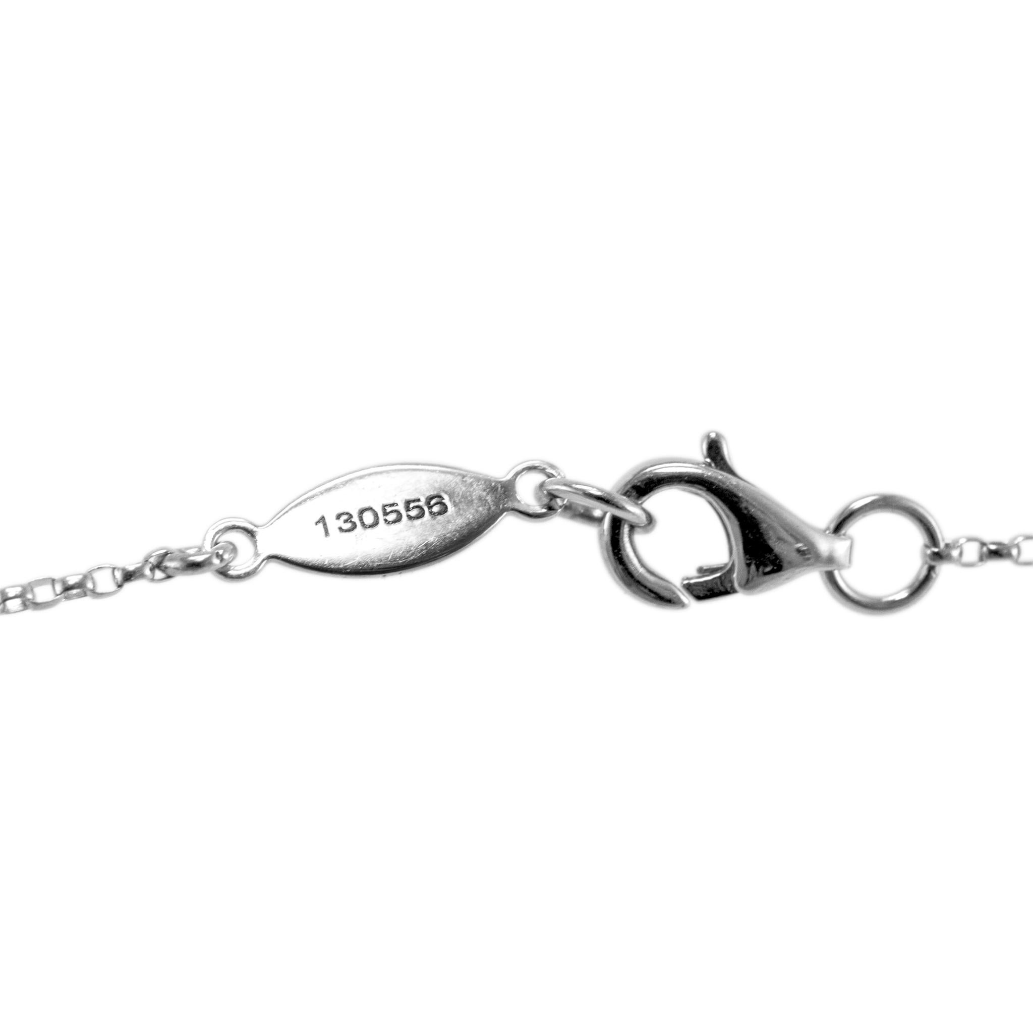 De las mujeres Gabriel & Co. 14K White Gold Diamond Station Chain by the Yard Necklace en venta