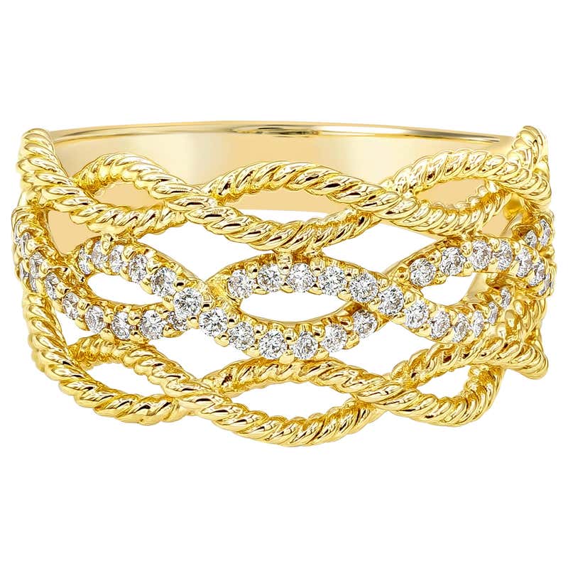 Tiffany and Co. White Gold Diamond Infinity Ring at 1stDibs | tiffany ...