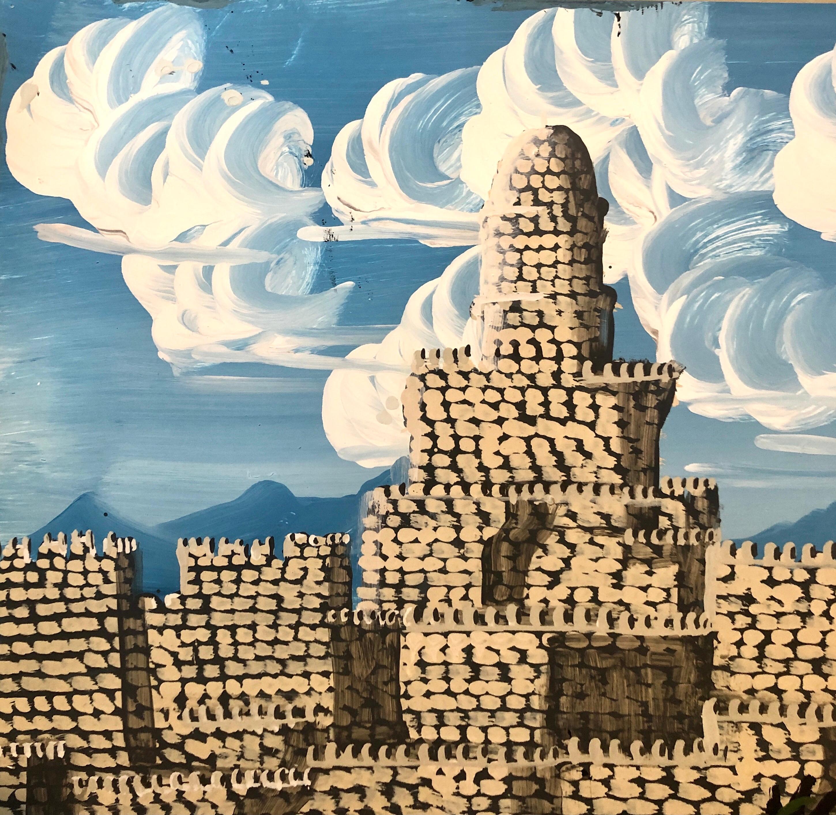 GERUSALEMME, Vielle du David, (Città di David) Pittura superlativa (smalto) su carta, firmata a mano, titolata e datata. 
Provenienza: Galleria Michael Hittleman di Los Angeles. 

Gabriel Cohen, (franco-israeliano) pittore autodidatta e naif, è nato